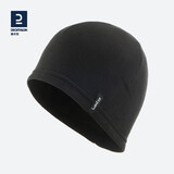 迪卡侬帽子儿童滑雪摇粒绒帽保暖秋加绒黑色（52_55cm）均码-2130174