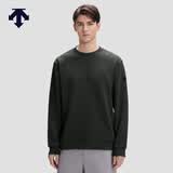 DESCENTE迪桑特ESSENTIAL系列男士针织套头衫宽松休闲卫衣秋新品 BK-黑色 M (170/92A)