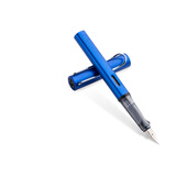 凌美（LAMY）钢笔签字笔 生日节日礼物学生成人练字文具 德国进口 恒星系列墨水笔 宝石蓝 F0.7mm