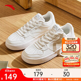 安踏轻松板鞋男鞋秋季厚底鞋子男鞋小白鞋校园轻便增高耐磨百搭休闲鞋