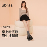 ubras【虞书欣同款】光腿神器双层连裤袜子打底裤袜丝袜女粉底液 【15~20℃ 踩脚款】-自然偏白 1条 M