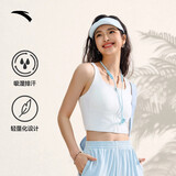 安踏空顶帽夏季透气男女同款吸汗速干防晒帽可调节轻便户外运动帽子