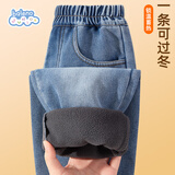 班尼路儿童牛仔裤2025春秋款中大童童装百搭裤子男女童秋装休闲萝卜长裤