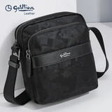 金利来单肩包竖款小包斜挎包大容量轻便耐磨织物男包 生日礼物送爸爸