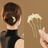 奇美拉（CHIMERA）轻奢碎发梳优雅后脑勺盘发插梳发钗簪子旗袍汉服头饰女生日礼物