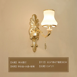 安灯堡 客厅吊灯欧式led现代简约2025卧室餐厅书房水晶灯灯饰灯具套餐71 单头壁灯+三色变光LED灯