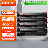 添彩惠普硒鼓适用惠普m1136打印机硒鼓m126a 126nw m128fn墨盒p1108 p1106 m1216nfh打印机墨盒88a硒鼓