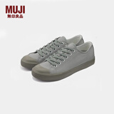 无印良品（MUJI）男女通用不易疲劳不易沾水运动鞋无性别男款女款小白鞋帆布鞋鞋子 灰色（图案） 40 码/250mm（尺码偏大拍小一码）