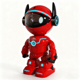 奥嘟比（AUDUBE） 奥嘟比无线wifi监控器摄像头手机远程360度全景家用高清夜视 红色高清+智能追踪+语音对讲 1080p+30天循环录像卡