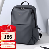 高尔夫（GOLF）双肩包男士大容量背包男防泼水15.6英寸电脑学生书包休闲旅行背包