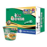 康师傅 方便面 经典香菇炖鸡桶面106g*12 泡面整箱速食 方便食品