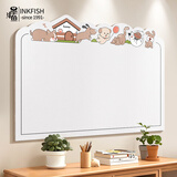 墨斗鱼毛毡板墙贴照片墙背景板免打孔护墙板公告栏展示墙板拼豆展示板