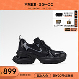 GG-CC【明星同款】月落星河银色厚底老爹鞋女百搭秋季新款G23X4317 黑色 皮面 36