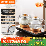 苏泊尔（SUPOR）全自动上水壶泡茶烧水壶煮茶壶底部上水多段恒温茶台烧水壶嵌入式泡茶专用茶具办公家用SW-08C17