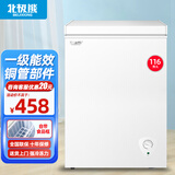 北极熊（BEIJIXIONG）小冰柜家用小型冷冻保鲜迷你冷藏商用卧式冷柜储母乳柜节能省电 单门单温116升【一级能效 全国联保】 116L