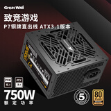 长城（Great Wall）额定750W P7铜牌直出线电源（ATX3.1标准/原生12V-2x6/单路12V/12CM风扇/支持5070显卡）