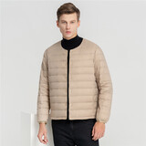 雪中飞经典秋冬新款时尚保暖羽绒服短款圆领简约内搭羽绒内胆男士内穿