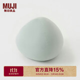 MUJI可当成腰垫使用的柔软靠垫 抱枕腰托靠枕腰靠 淡绿色 35*35*35cm