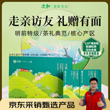 文新绿茶2025新茶文新茶村信阳毛尖特级100g明前礼盒茶