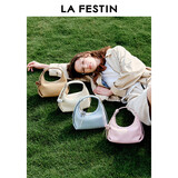 拉菲斯汀头层牛皮月牙包包女式2025新款真皮女包手提斜挎包腋下包