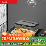 泰福高（TAFUCO）316不锈钢饭盒上班族大容量便携便当盒学生餐盘5分隔带汤碗T5215