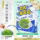 【海葡萄蓝盒装300g】盐渍海藻海带裙带菜儿童零食爆珠脆爽解压 海葡萄1盒装【送多种蘸料】 一盒3袋【送番茄 酱油 芥末蘸料】