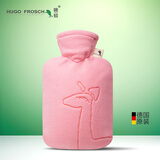 HUGO FROSCH德国暖蛙热水袋注水暖水袋暖手宝女生被窝用加厚防爆2025新款热敷