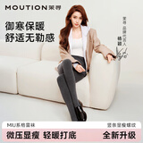 茉寻【杨颖同款】棉裤袜女秋冬季保暖秋裤打底裤加绒加厚连裤袜 【单条-烟灰色】踩脚款 均码 超厚绒（适合-5-10℃）