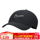 耐克NIKE运动配饰男女太阳帽棒球帽CLUB CAP帽子FB5369-010黑S/M