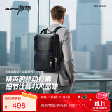 博牌双肩包头层牛皮商务背包16英寸上班电脑包旅行书包节日礼物送老公