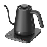HDBROS 家用恒温泡茶电热水壶细嘴烧水壶保温手冲咖啡壶小型办公室煲水壶煮茶专用壶控温手冲壶 1L 黑色恒温水壶【40-100度可调】