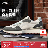 李宁载物阿甘鞋丨减震回弹经典休闲鞋男2025柔软轻量运动鞋AGCV469