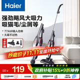 海尔（Haier）吸尘器礼物送礼家用车载两用有线手持推杆大功率大吸力 轻量车辆清洁 宠物毛发清洁 ZL605C