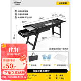 原始人烧烤架户外烧烤炉家用碳烤炉3-7人便携式木炭烧烤架子 升级烤炉+3件套