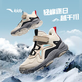 安踏儿童棉鞋男女大童户外加绒保暖棉鞋山脊运动棉鞋A12446932H