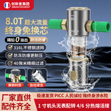 创新者全自动清洗前置过滤器大流量家用入户自来水反冲洗全屋铜中央净水机井水厨房地下水40微米净水器 【无压力表】4/6分通用PPR热熔接头