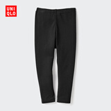 优衣库婴幼儿宝宝HEATTECH棉混纺紧身裤/保暖衣秋裤内衣478456 09 黑色 100