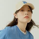 MLB帽子男女通用棒球帽男韩版潮道奇队LA软顶弯檐遮阳节日礼物CP66