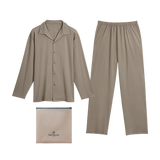 【95成新】1号会员店【10A抗菌】A类一等品莱赛尔棉情侣睡衣男女家居服 男士-灰咖  L  