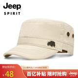 吉普（JEEP）帽子男士棒球帽夏季百搭平顶太阳帽青年中老遮阳帽防晒