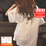 BLACKKISS女包帆布2025新款贝壳包单肩包斜挎包包休闲运动旅行徒步挎包布包 白色款三(可双肩可斜背可前后背可胸包）优质版本
