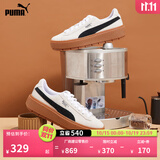 彪马（PUMA）复古增高厚底松糕鞋女子新款休闲鞋PLATFORM 365830 白-黑色-15 37