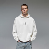 CHINISM CH卫衣男经典款简约情侣上衣重磅美式帽衫连帽卫衣SC20071117