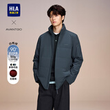 海澜之家羽绒服男款轻商务经典系列石墨烯外套男冬季 深灰4H HWRAW4W073A XL 180/96A 推荐160-180斤