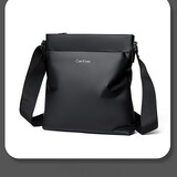 CK新款男士包单肩包牛津布斜挎包大容量休闲韩版男背包防水商务外出 黑色