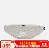 耐克NIKE男女腰包 单肩包斜挎包胸包休闲包DB0490-104 灰白均码
