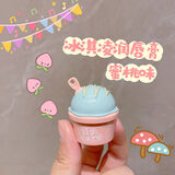 诗晶（SHIJING）诗晶可爱冰淇淋儿童润唇膏小女孩专用秋冬季滋润保湿补水水果味防 冰淇淋儿童唇膏-蜜桃味