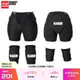 南恩NANDN滑雪护具护臀护膝内穿滑雪装备套装男女防摔裤 黑色L/XL 均码