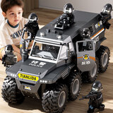 鑫思特（XST）儿童玩具车警察装甲车男孩3到6岁大号特警公安小汽车模型生日礼物