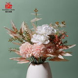 爱已装糖 手捧花仿真花假花北欧风插花束客厅摆件餐桌装饰彩虹蒲公英花束